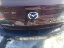 Накладка на задний бампер Mazda 3 седан 2006-2009 Рестайлинг I (BK)