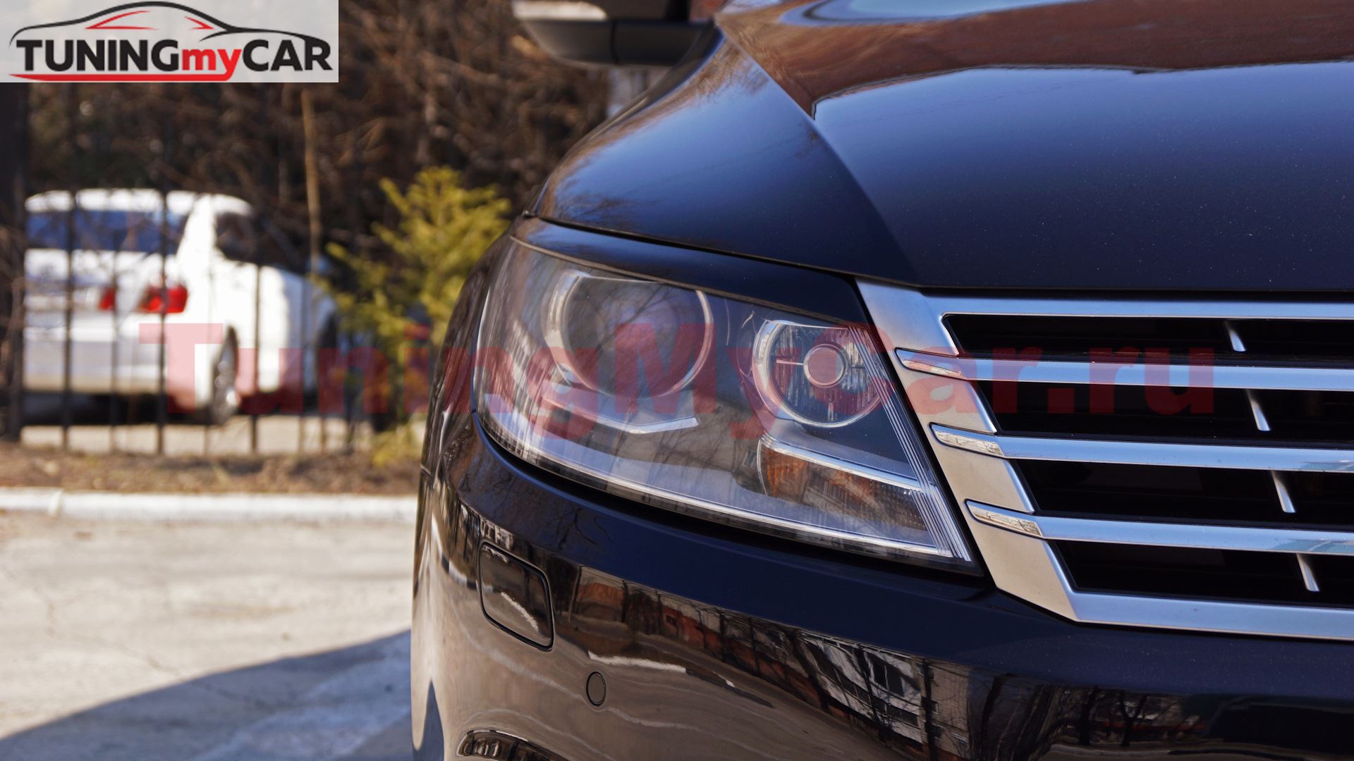 Реснички на фары для Volkswagen Passat CC 2012-2017 рестайлинг