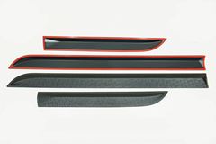 Молдинги на двери (шагрень) для Toyota Camry V40 2006-2009 