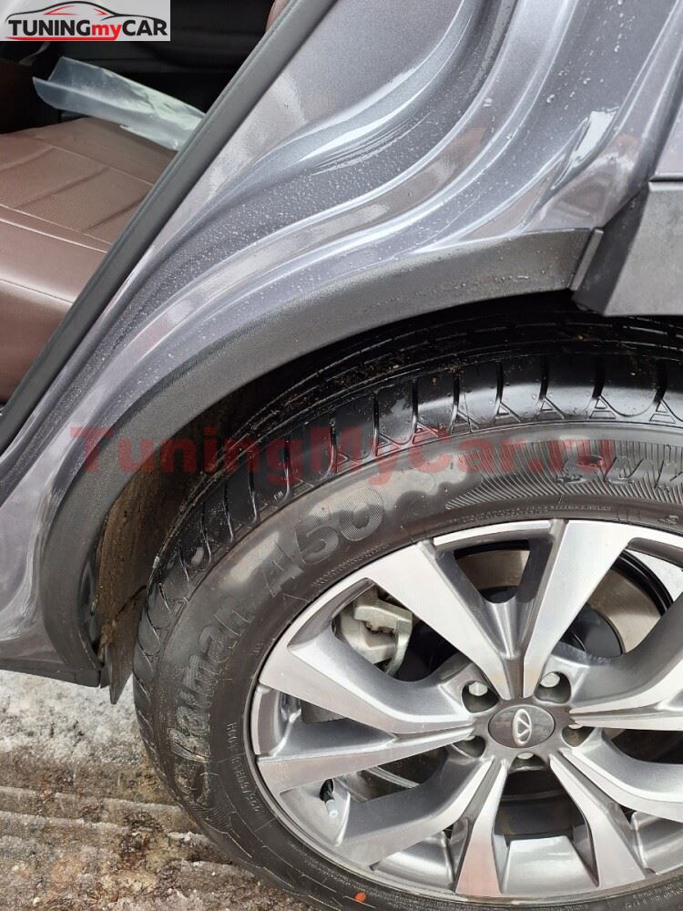 Защита задней арки без скотча Chery Tiggo 7 2016-2020/Tiggo 7 Pro 2020-/Tiggo 7 Pro Max 2022-